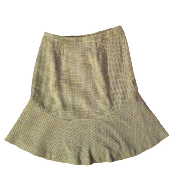 Loft Ann Taylor Women's Wool blend A-line Twees Skirt - Picture 1 of 12
